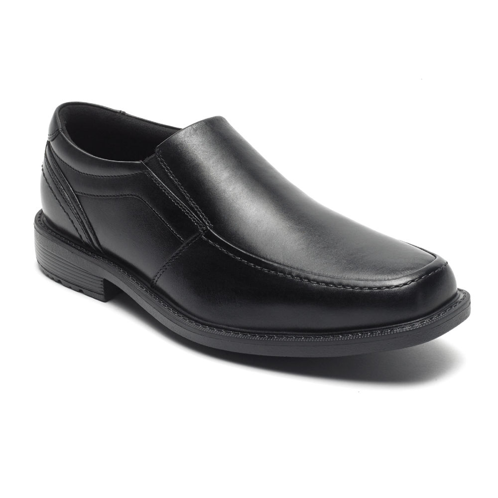 Rockport Slip-On Herr Svarta - Style Leader 2 Moc Toe - KDVQT2395